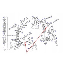 000217 kabinos pakabos amortizatorius