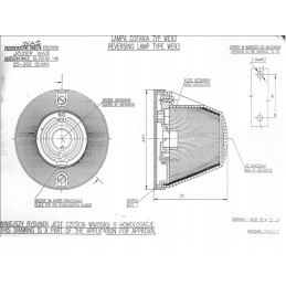 Atbulinės eigos gabaritas, baltas, aukštas, 93 cm