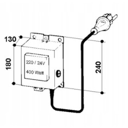 Transformatorius 230 24v modelis 392