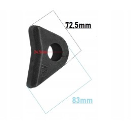 Komplektacija: 2x kabliukas, 2x akis, greitai keičiamas Euroframe