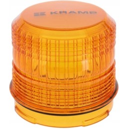 Blykstės lempos gaubtas oranžinis LA20050