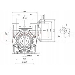 Elektros variklis 2 2kw hmrv pavara 63 1 7 5