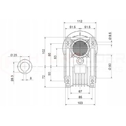 Elektros variklis 2 2kw hmrv pavara 63 1 7 5