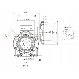 Elektros variklis 2 2kw hmrv pavara 75 1 7 5