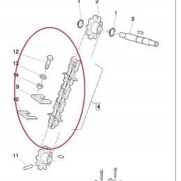 New Holland TX Case 840 Grūdų irklentė