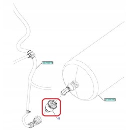 New Holland oro slėgio jutiklis 87564377