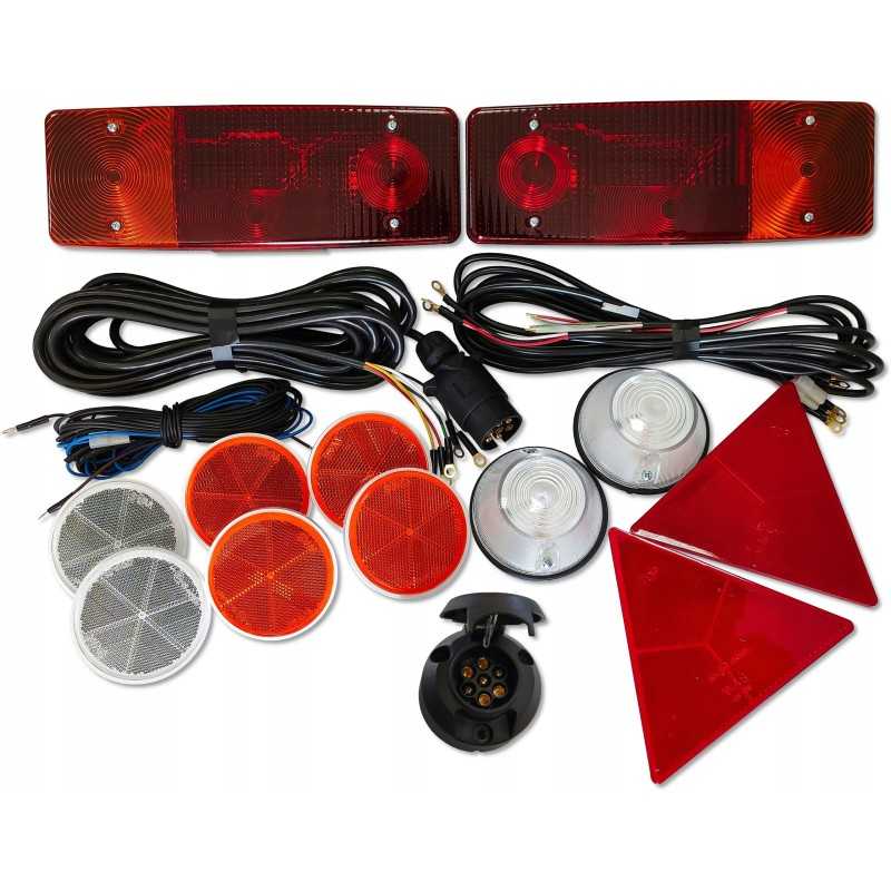 Priekabų d47 d50 atšvaitų elektros instaliacija