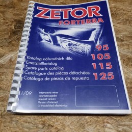 Zetor Forterra atsarginių dalių katalogas