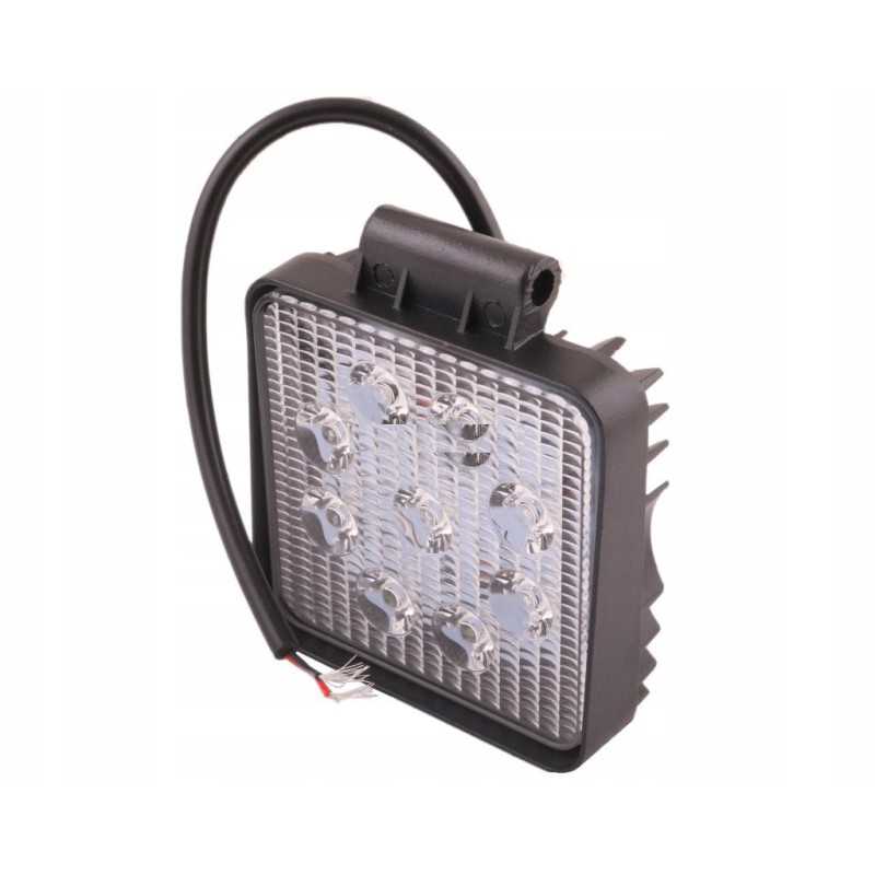 Kvadratinė LED darbo lempa 27W 9LED Glanz