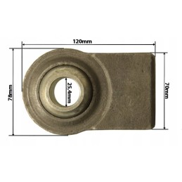 Kėlimo svirties ausinis galas, skersmuo 25-4mm