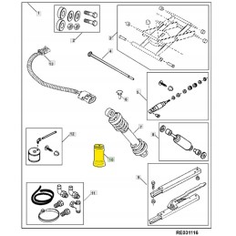 Duslintuvas dran john deere 3045r 4049m at208486