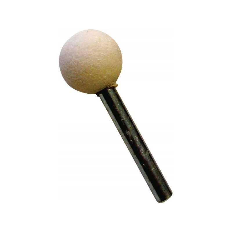 Sumontuotas šlifavimo diskas, rutulys 20 mm, kotas 6 mm