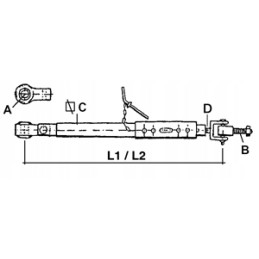 Ford New Holland stabilizatorius 5197574