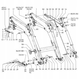 3453870 kaištis 40 x 134 mm