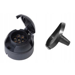 12v lizdas automobilio priekabos kabliui, 7 kontaktai, kompl