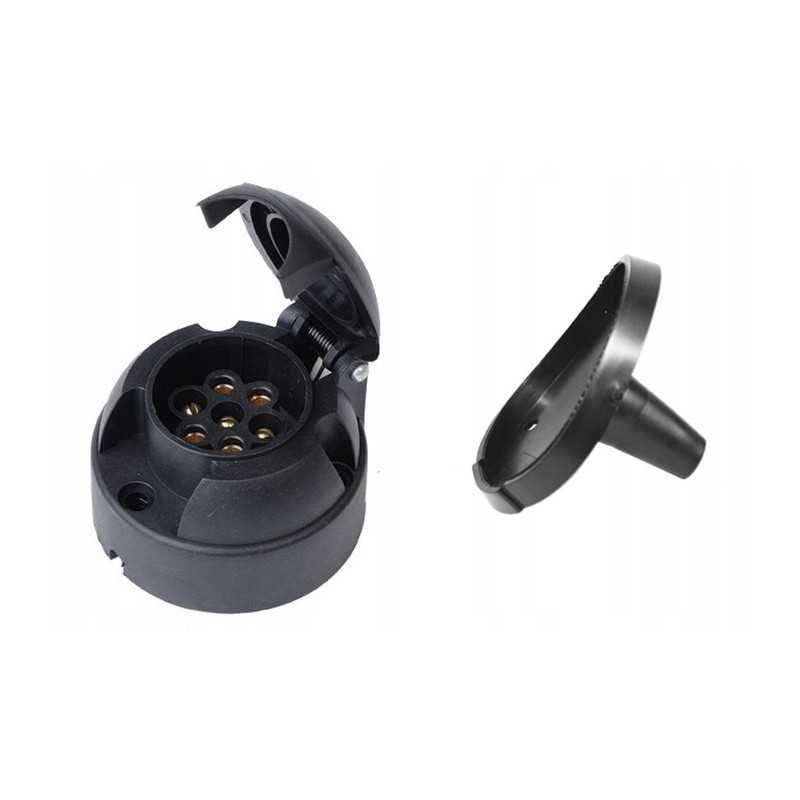 12v lizdas automobilio priekabos kabliui, 7 kontaktai, kompl