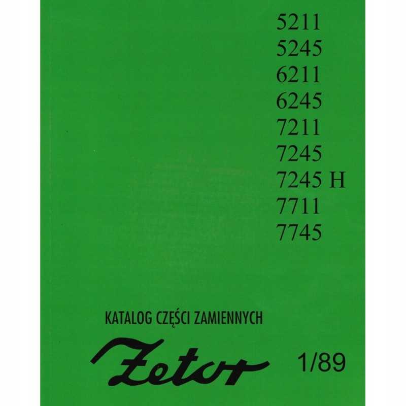 Dalių katalogas zetor 5211 7211 7245 7711