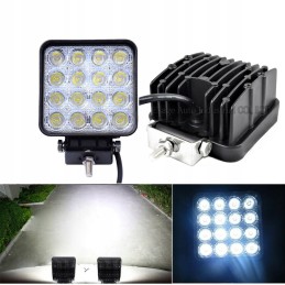 LED halogeninės lempos 16 diodų 48w ekskavatoriaus krautuvas