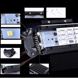 LED halogeninė lempa 240w JCB Hitachi Komatsu ekskavatorius