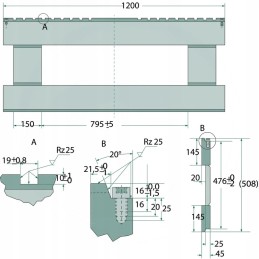 Pagrindo plokštė padėklų šakėms 778755160