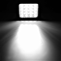 LED halogeninė 48w darbinė lempa ekskavatoriaus krautuvui