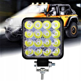 LED halogeninė 48w darbinė lempa ekskavatoriaus krautuvui