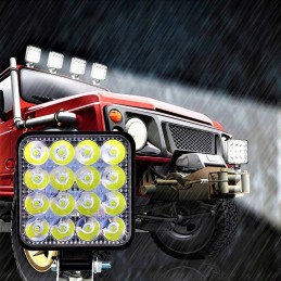 LED halogeninė 48w darbinė lempa ekskavatoriaus krautuvui