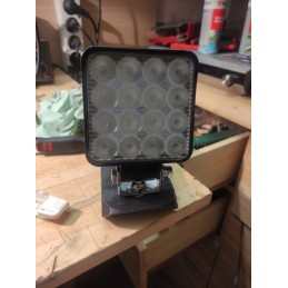 LED halogeninė 48w darbinė lempa ekskavatoriaus krautuvui
