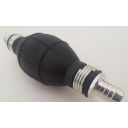 Rankinis kuro siurblys, 12 mm guminė lemputė
