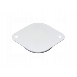 Apvalus baltas atšvaitas su užsukamomis ausytėmis