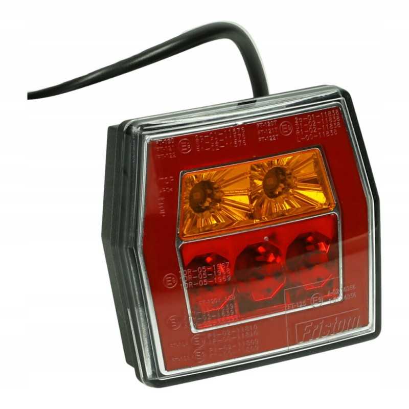 Kombinuotas galinis žibintas 12 36v stabdžių indikatorius