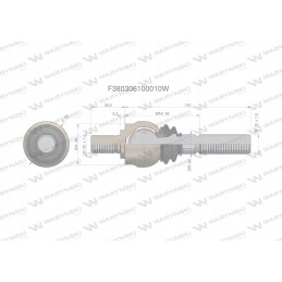 Vairo jungtis 180 5 mm m20x1 5 m22x1 5 f3