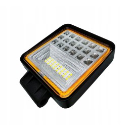 LED halogeninė 126w darbinė lempa ekskavatoriaus krautuvui