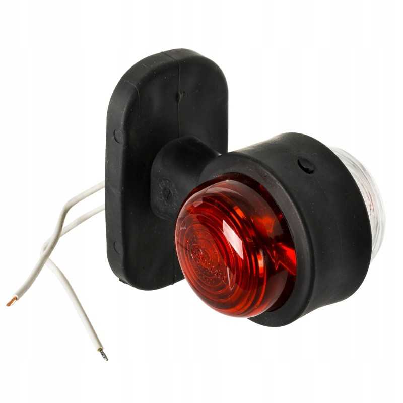 Gabaritinis žibintas jau turi 1 baltą ir raudoną žymeklį