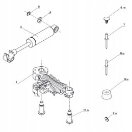 Grammer horizontalus išilginis amortizatorius 1096591