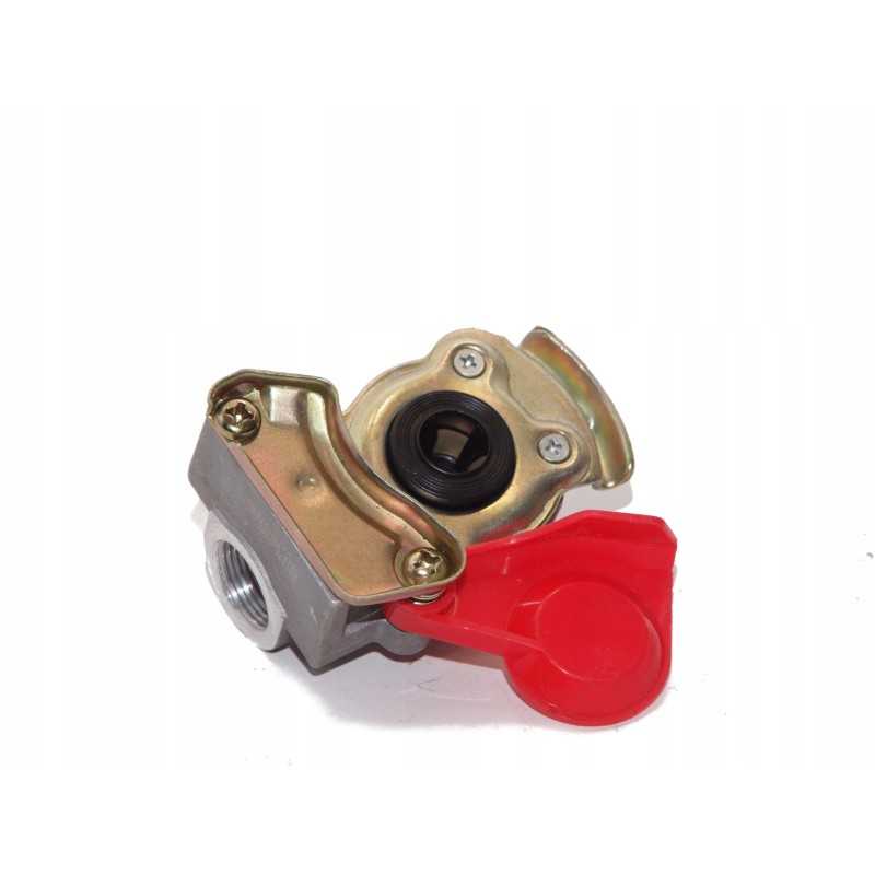 Minkšto oro jungtis m16x1 5 raudona