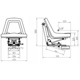 Sėdynės ursus c 360 uniforma 50671061