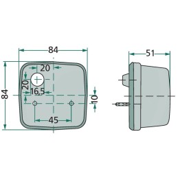 Hella galinis kombinuotas žibintas 2sw003014131
