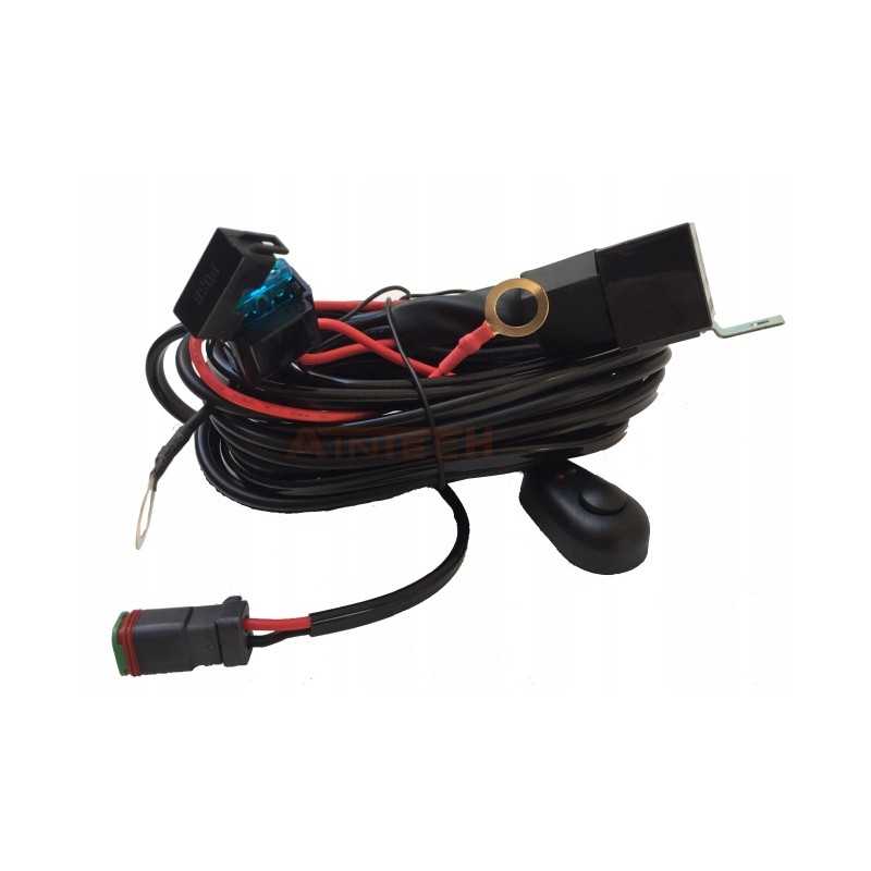 LED skydelio 120w šviesos jungiklio surinkimo komplektas