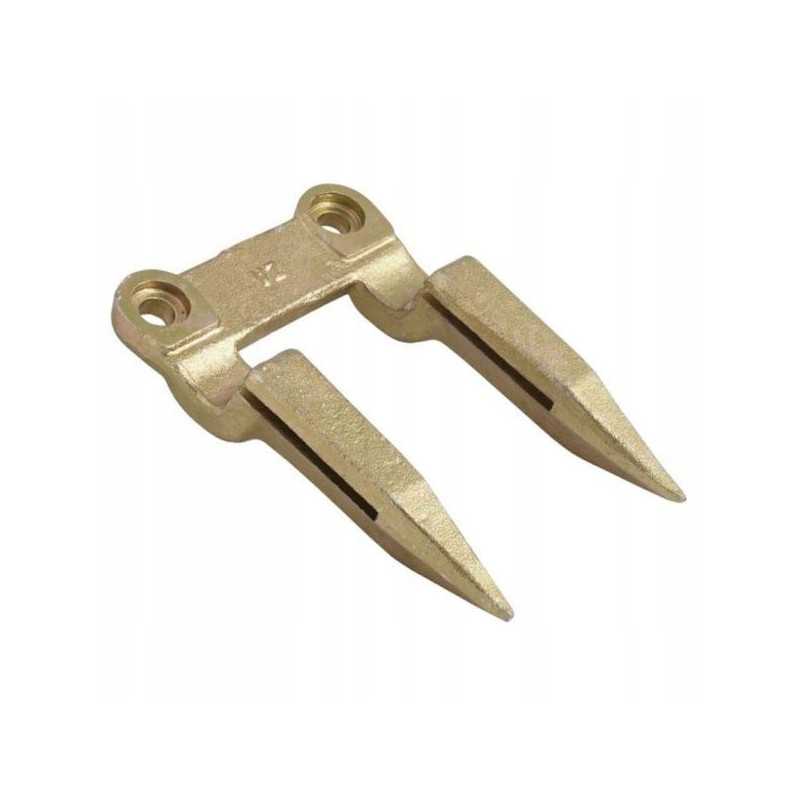 Dvigubos antraštės durtuvas be kotelio tinka Bizon