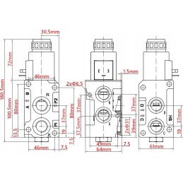 Kolektorius 40l, plūdė, solenoidinis vožtuvas, 3 posūkių sekcijos