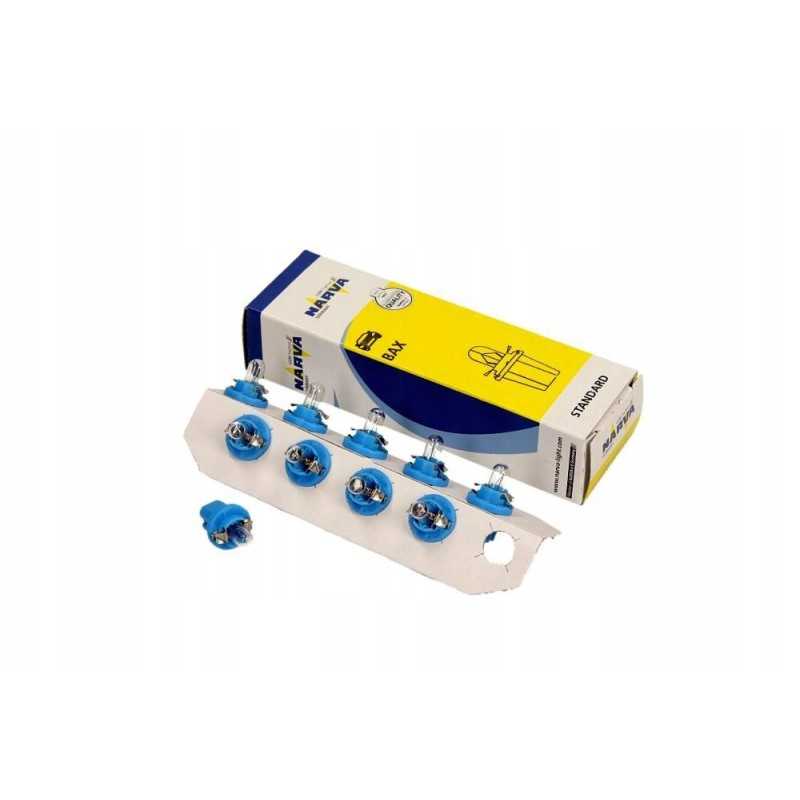 Lemputė 12v 1 2w, mėlynas plastikinis korpusas