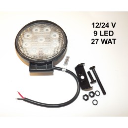 Halogeninis LED darbo lempa 12 24v 27w prožektorius