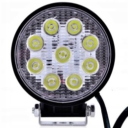 LED halogeninės lempos 9 diodų 27w ekskavatoriaus krautuvas