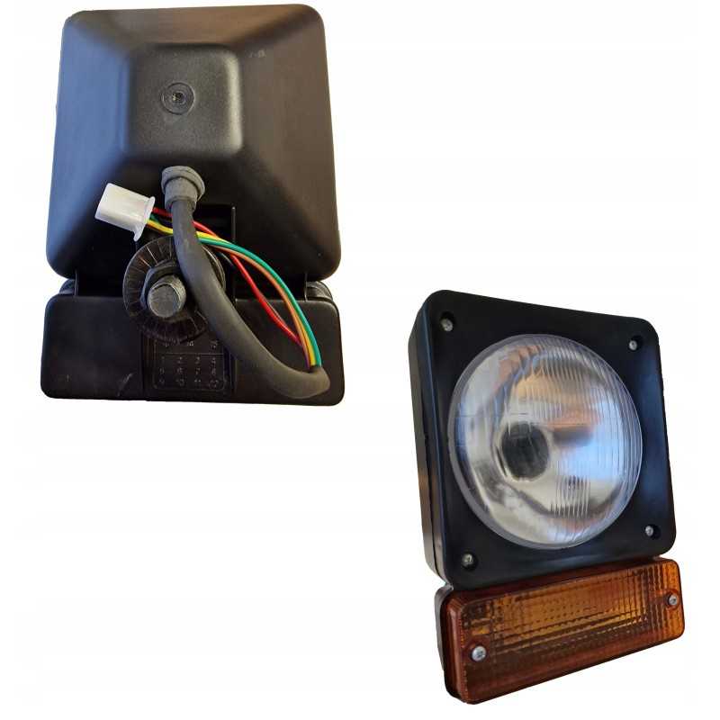 Priekinis žibintas su posūkio signalu JCB traktorius