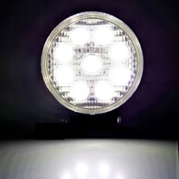 LED halogeninės lempos 9 diodų 27w ekskavatoriaus krautuvas