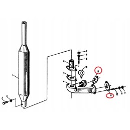 Ursus C 330 išmetimo kolektoriaus tarpinė