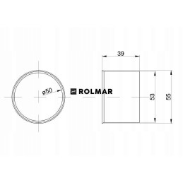 Vairo įvorė 50x53x40mm Claas