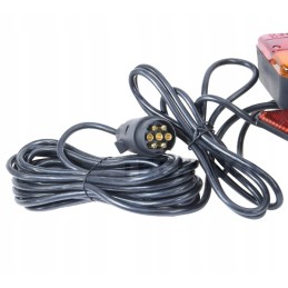 Magnetinių galinių žibintų komplektas su kabelio trikampiu