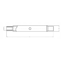 Viršutinis pajungimo vamzdis m36x3 l 450 mm